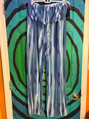 NoBoundaries blue striped matching set